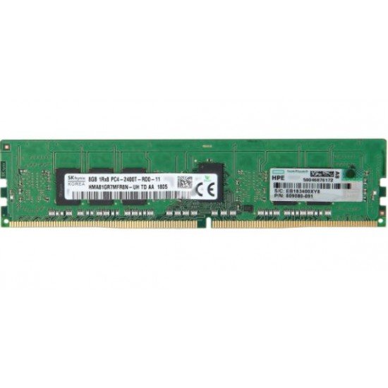 HPE 8GB (1x8GB) Single Rank x8 DDR4-2400 CAS-17-17-17 Registered Memory Kit 805347-B21