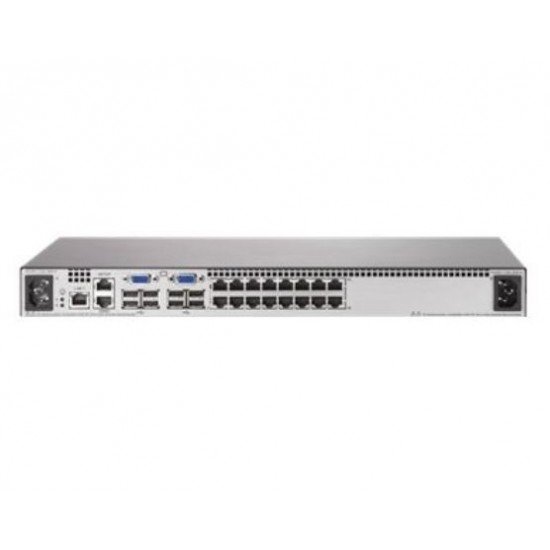 HPE 2x1Ex16 KVM IP Console Switch G2 with Virtual Media CAC Software AF621A