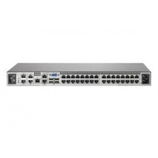 HPE 4x1Ex32 KVM IP Console Switch G2 with Virtual Media CAC Software AF622A