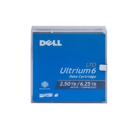 Dell LTO-6 Tape Media 2.5TB/6.25TB LTO-6 Ultrium Tape Cartridge 3W22T