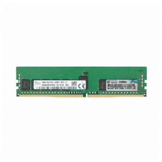 HP 16GB (1x16GB) Single Rank x4 DDR4-2400 CAS-17-17-17 Registered Memory Kit 805349-B21