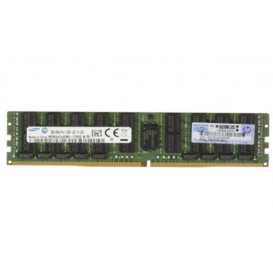 HP 32GB (1x32GB) Quad Rank x4 DDR4-2133 CAS-15-15-15 Load Reduced Memory Kit 726722-B21