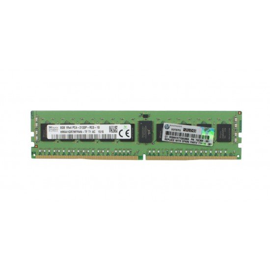 HPE 8GB (1x8GB) Single Rank x4 DDR4-2133 CAS-15-15-15 Registered Memory Kit 726718-B21