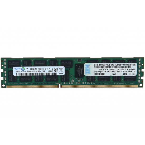 IBM 8GB PC3L-10600 ECC SDRAM DIMM - 49Y1397