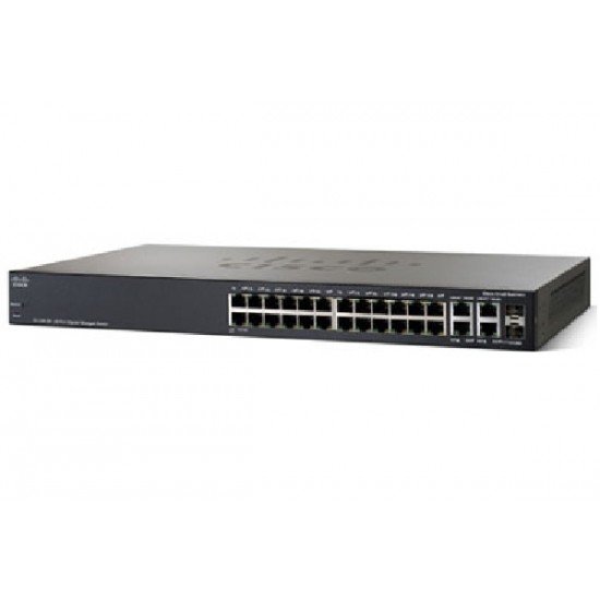 CISCO SG300-28 28-Port Gigabit Managed Switch SRW2024-K9 V02